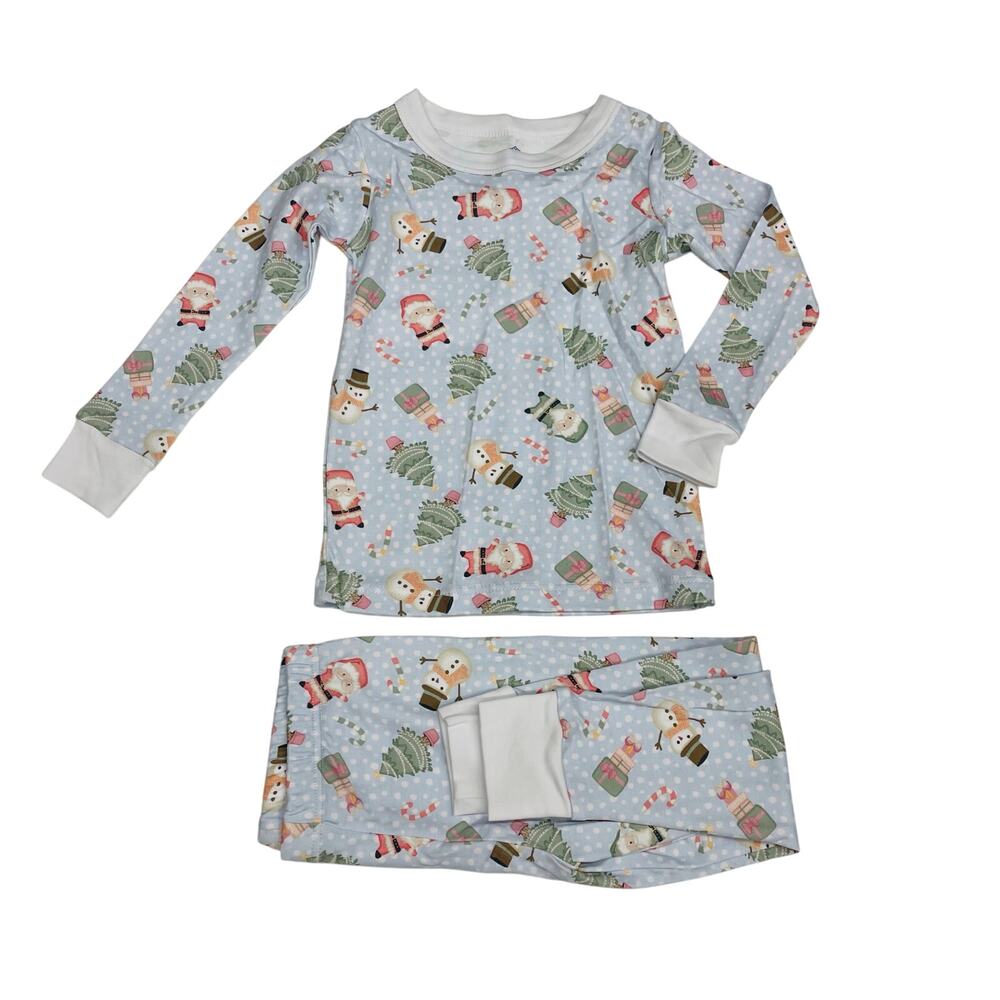 NWT Magnolia Baby 12-18M Sweet Little Christmas in Blue